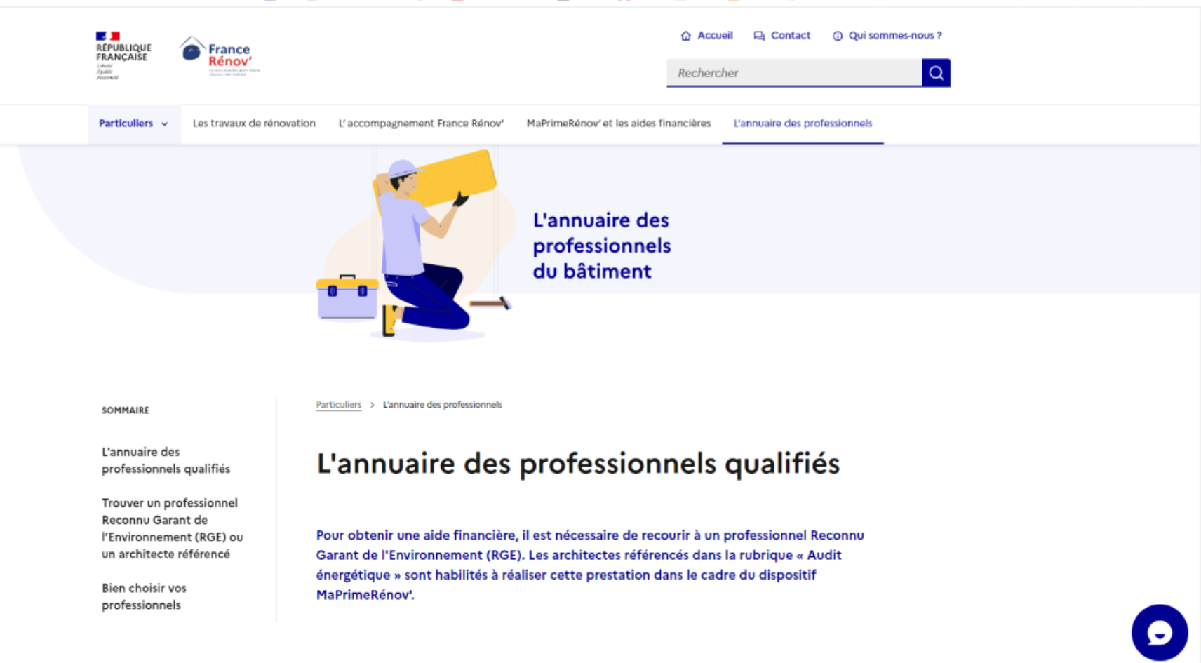 Comment trouver un Artisan RGE ?